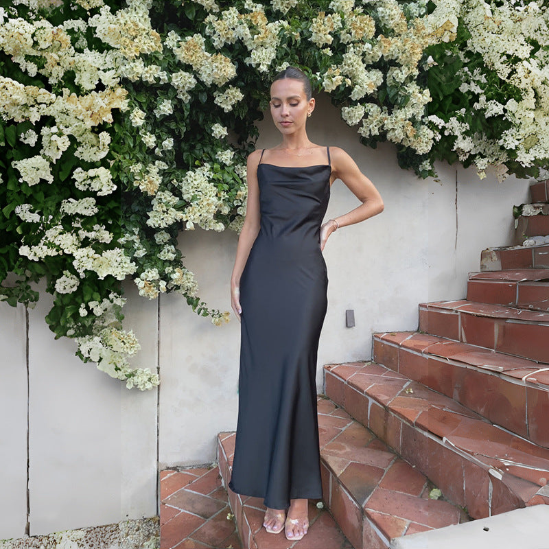 Sofia Maxi Kleid - Blau