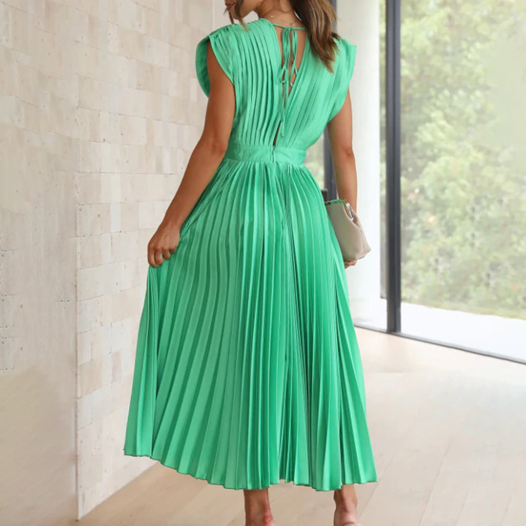Eleganter Morgenmantel mit Plisseedetails