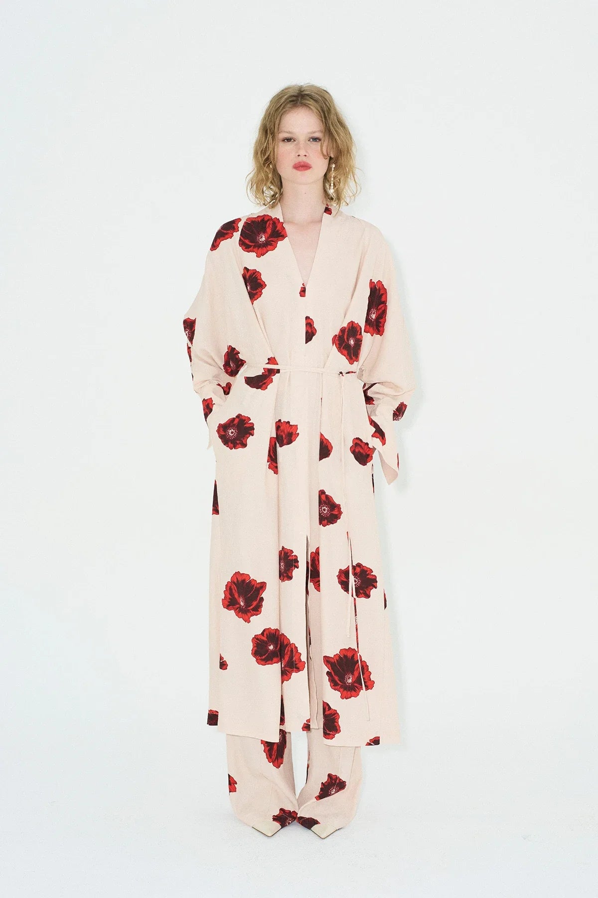 Sahara Print Kimono Kleid