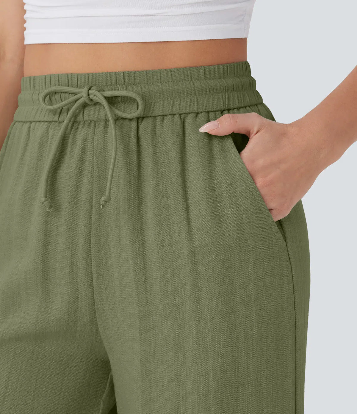 Lisa | Comfortabele Luchtige Linnen Broek met Elegante Pijpen