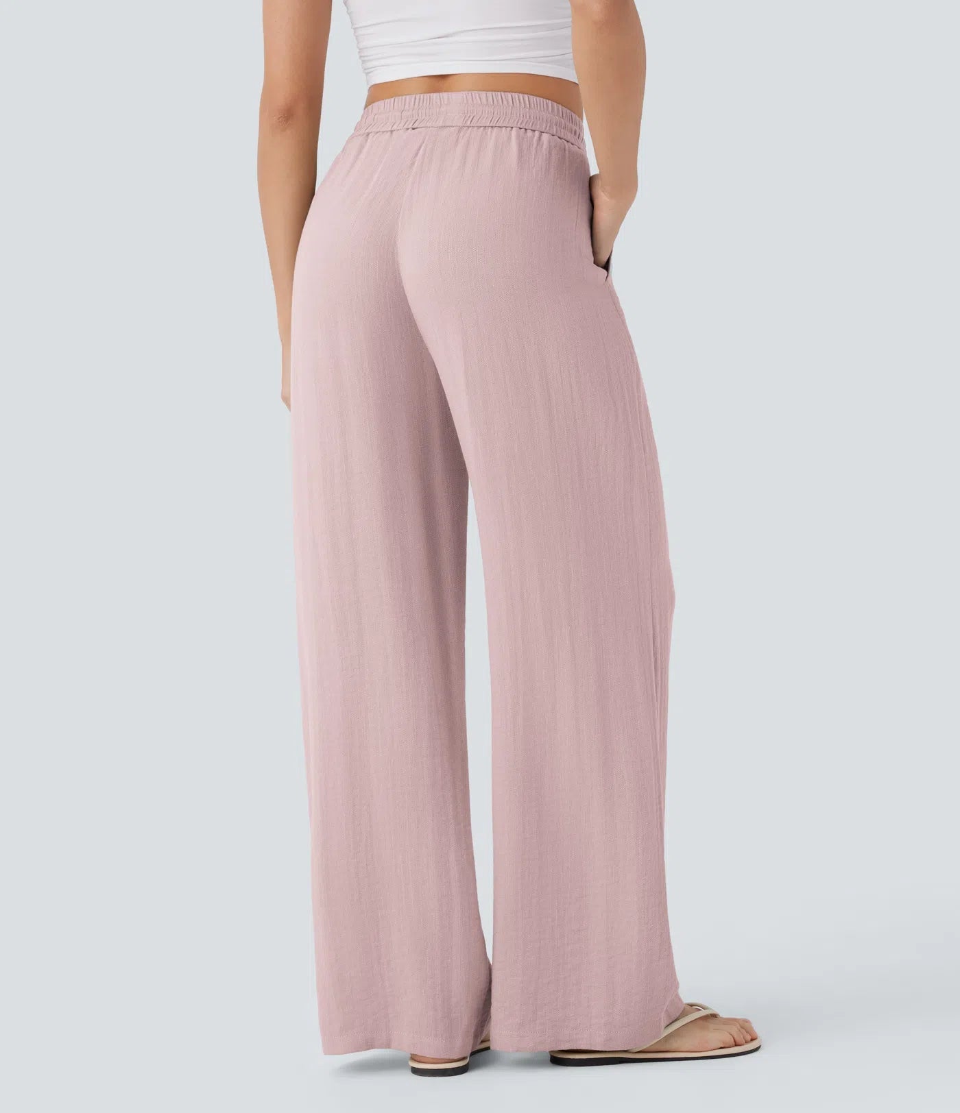 Lisa | Comfortabele Luchtige Linnen Broek met Elegante Pijpen