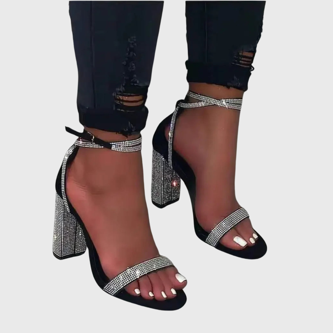 Luna | Glitzer-Sandalen