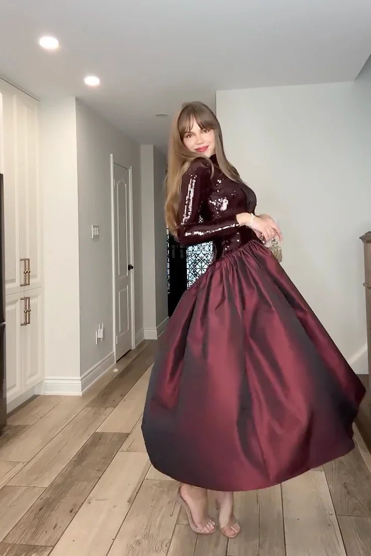 Lilybelle Pailletten-Midikleid
