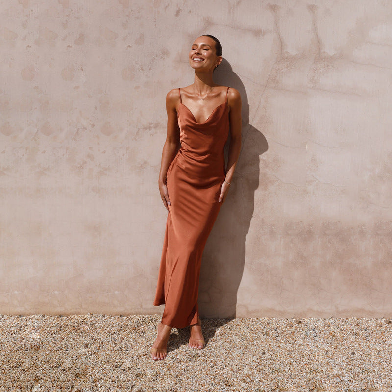 Sofia Maxi Kleid - Blau