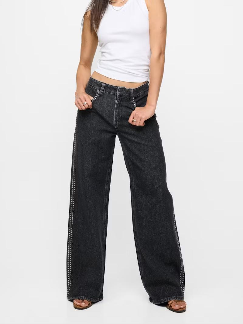 Abbie Weite Mid-Waist Jeans