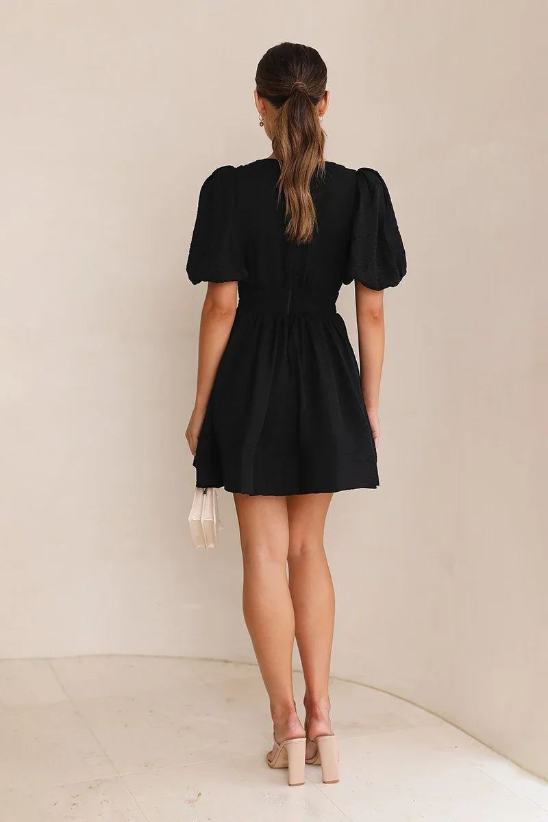 Erin Mini Kleid - Schwarz
