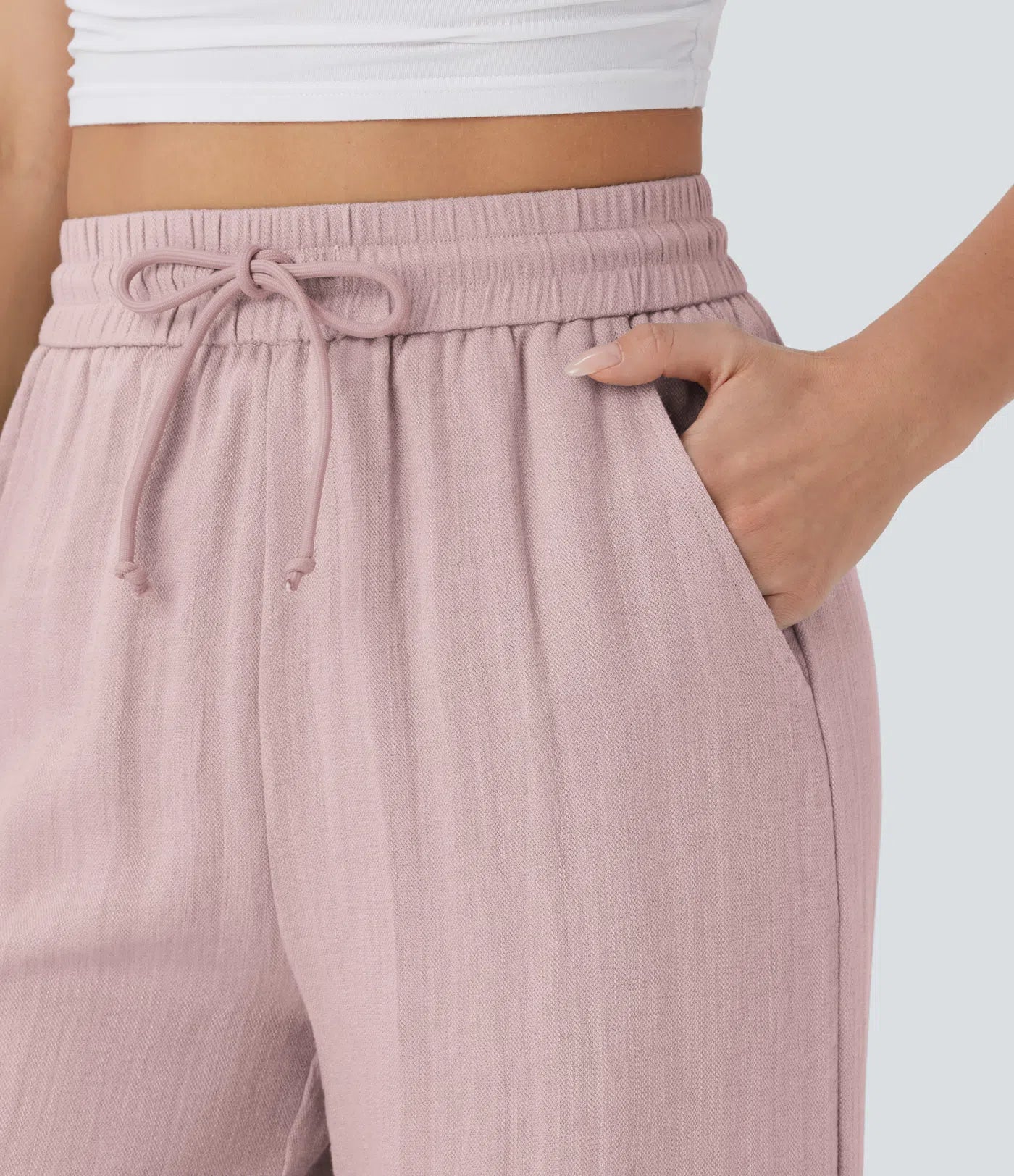 Lisa | Comfortabele Luchtige Linnen Broek met Elegante Pijpen