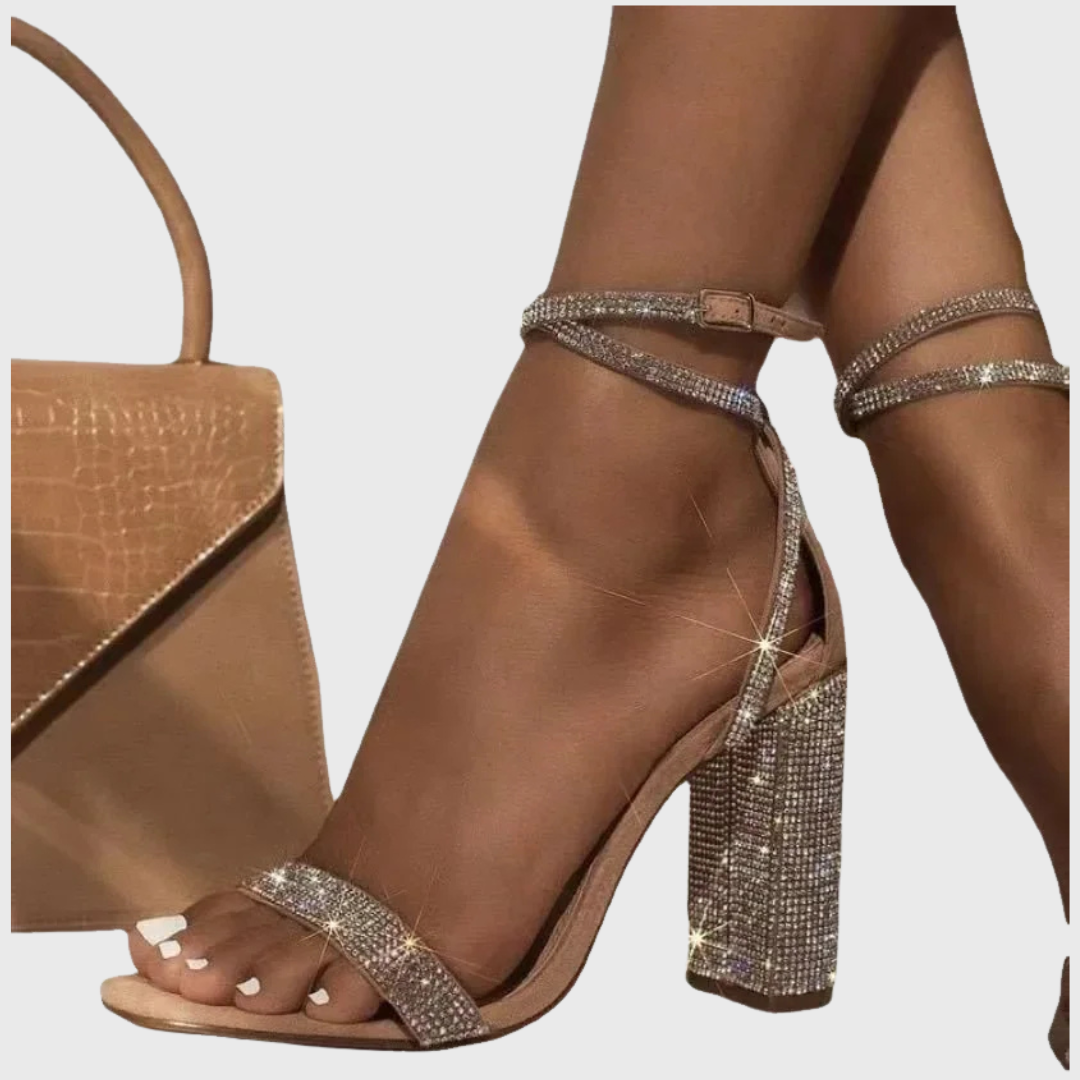 Luna | Glitzer-Sandalen
