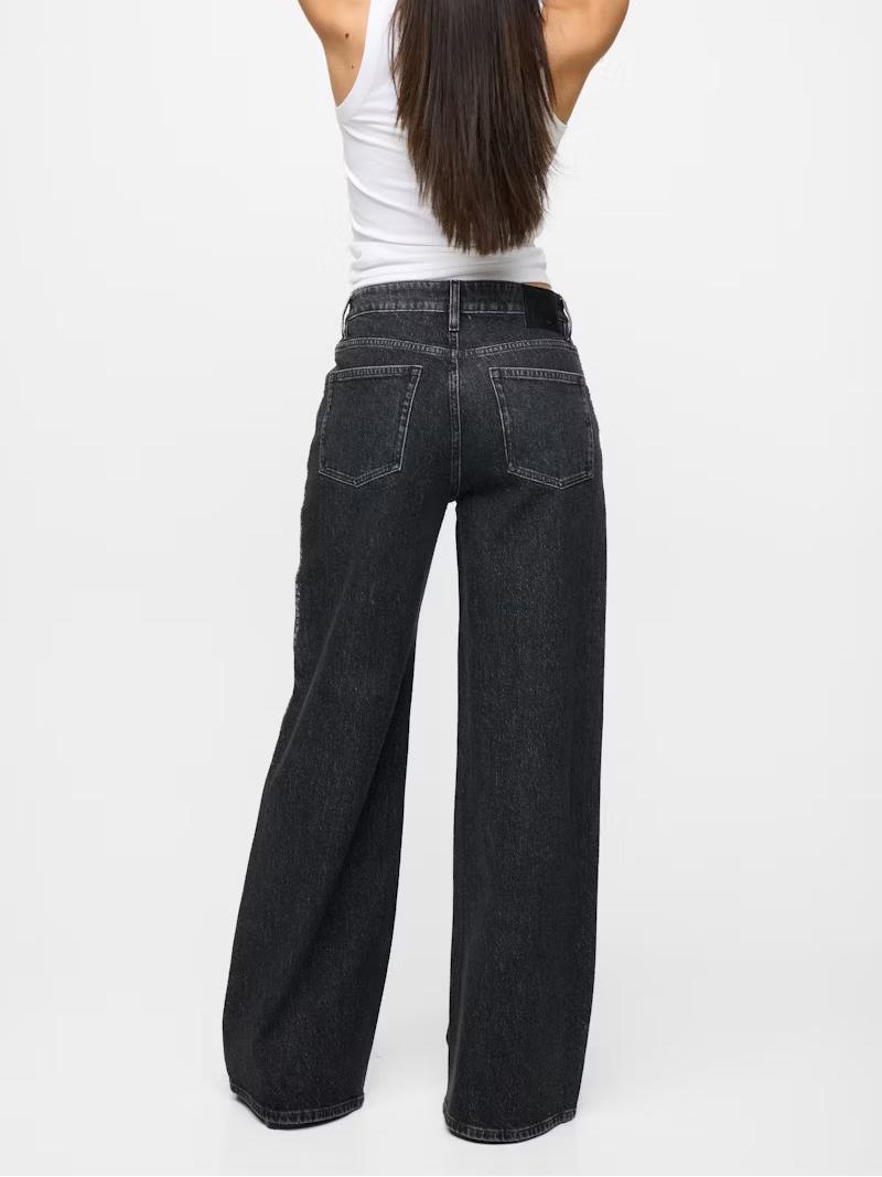 Abbie Weite Mid-Waist Jeans