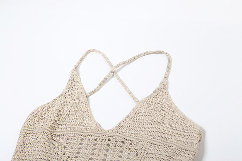 Marlene – Rückenfreies Strickkleid