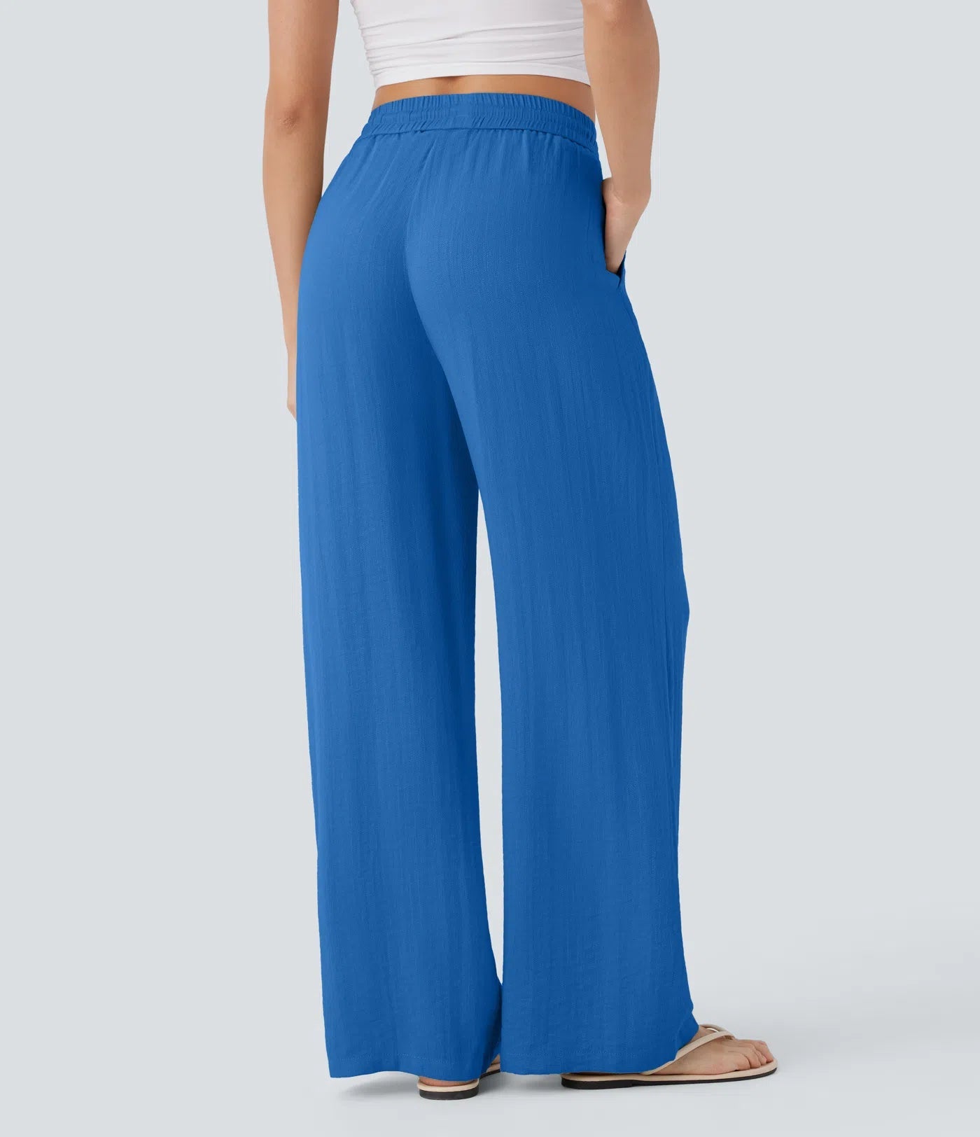 Lisa | Comfortabele Luchtige Linnen Broek met Elegante Pijpen