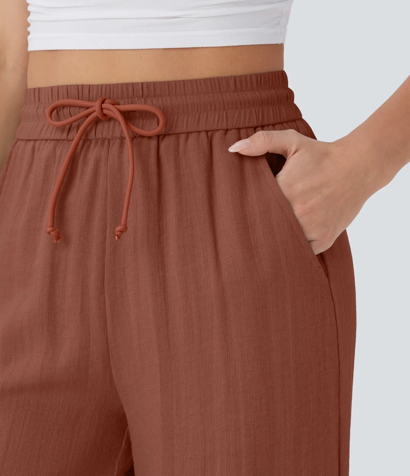 Lisa | Comfortabele Luchtige Linnen Broek met Elegante Pijpen