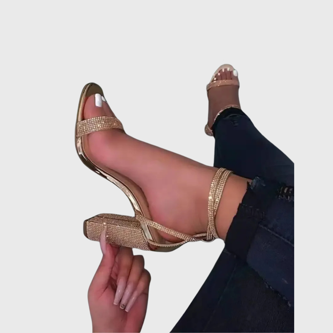 Luna | Glitzer-Sandalen
