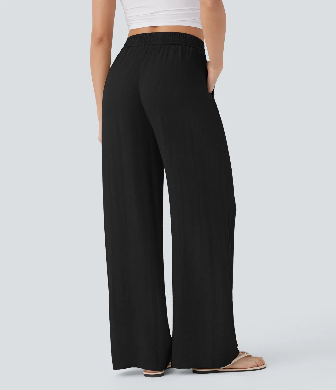 Lisa | Comfortabele Luchtige Linnen Broek met Elegante Pijpen