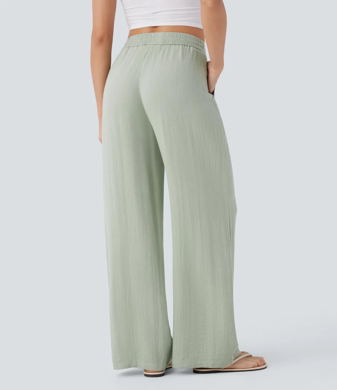 Lisa | Comfortabele Luchtige Linnen Broek met Elegante Pijpen