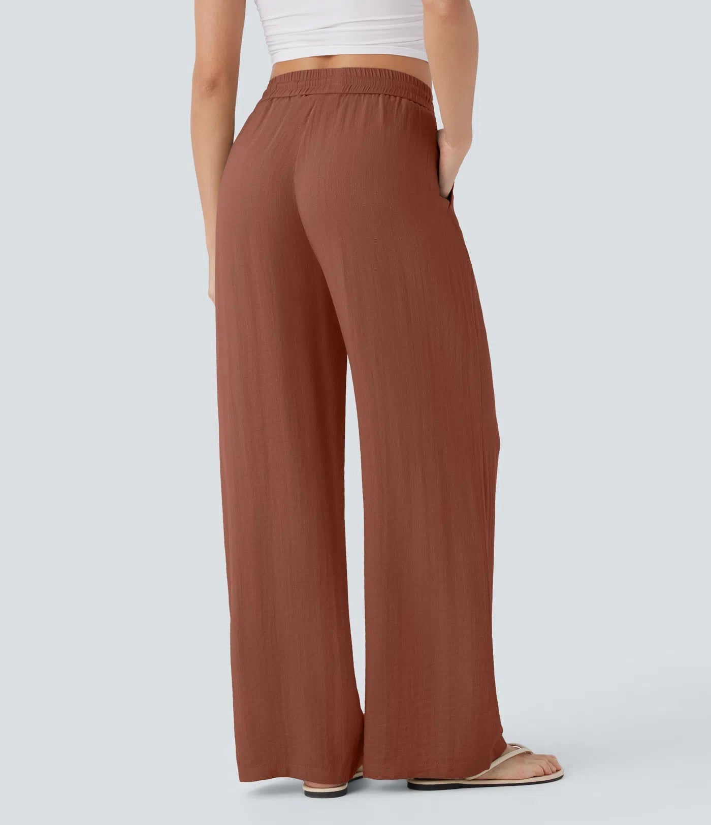 Lisa | Comfortabele Luchtige Linnen Broek met Elegante Pijpen