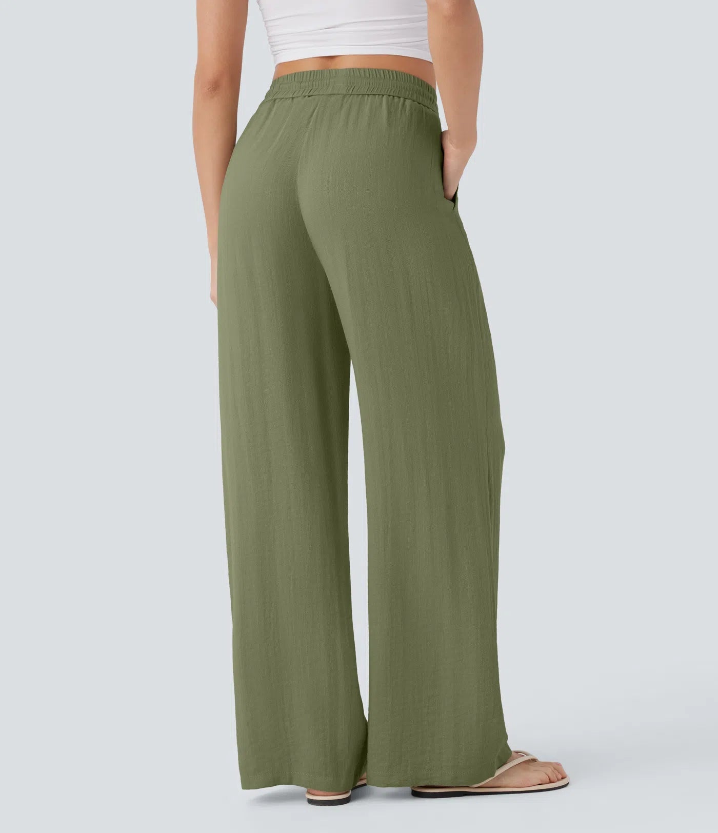 Lisa | Comfortabele Luchtige Linnen Broek met Elegante Pijpen