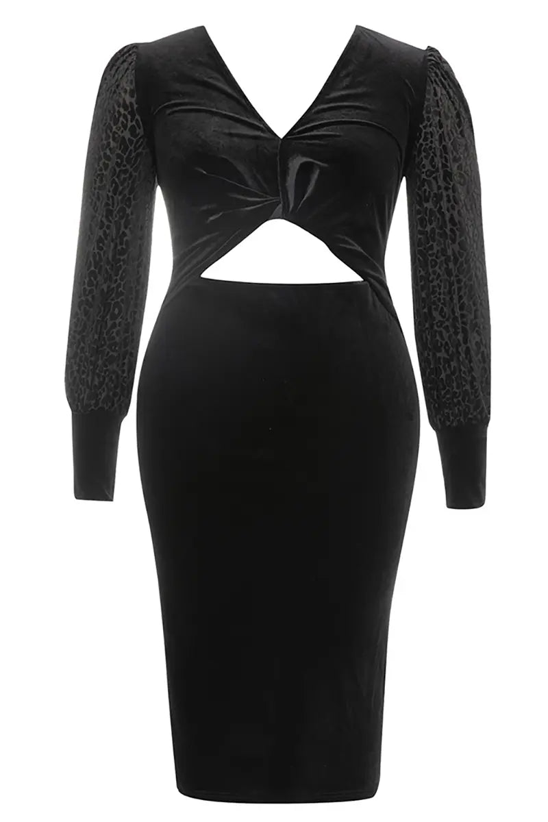 Sexy Cutout Abendkleid