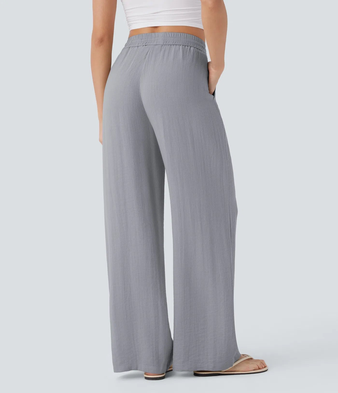 Lisa | Comfortabele Luchtige Linnen Broek met Elegante Pijpen