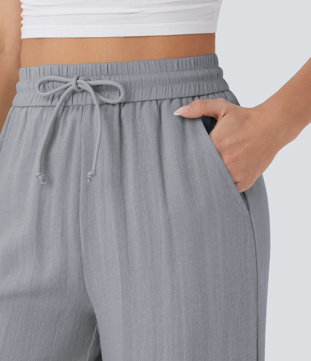 Lisa | Comfortabele Luchtige Linnen Broek met Elegante Pijpen