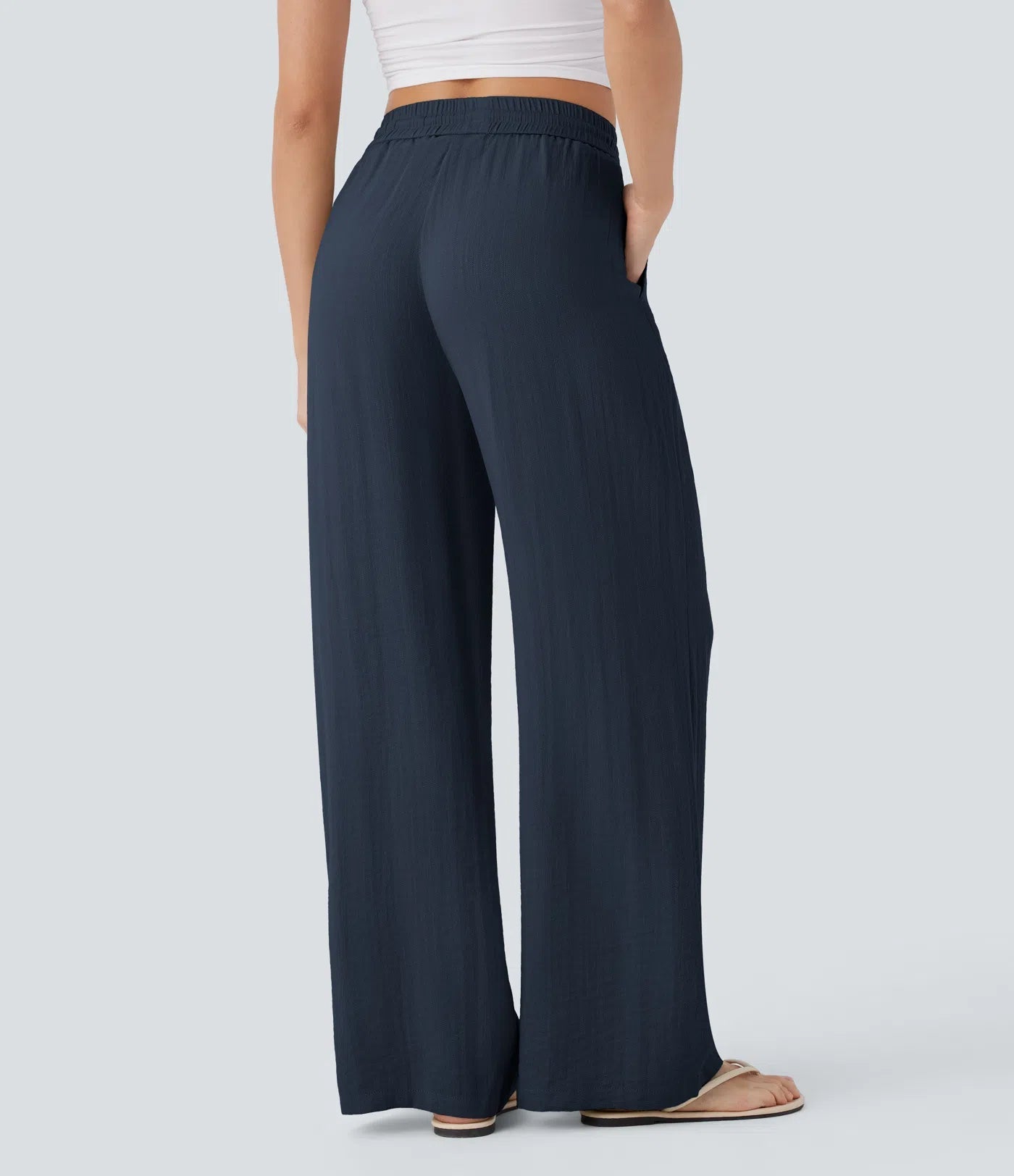 Lisa | Comfortabele Luchtige Linnen Broek met Elegante Pijpen