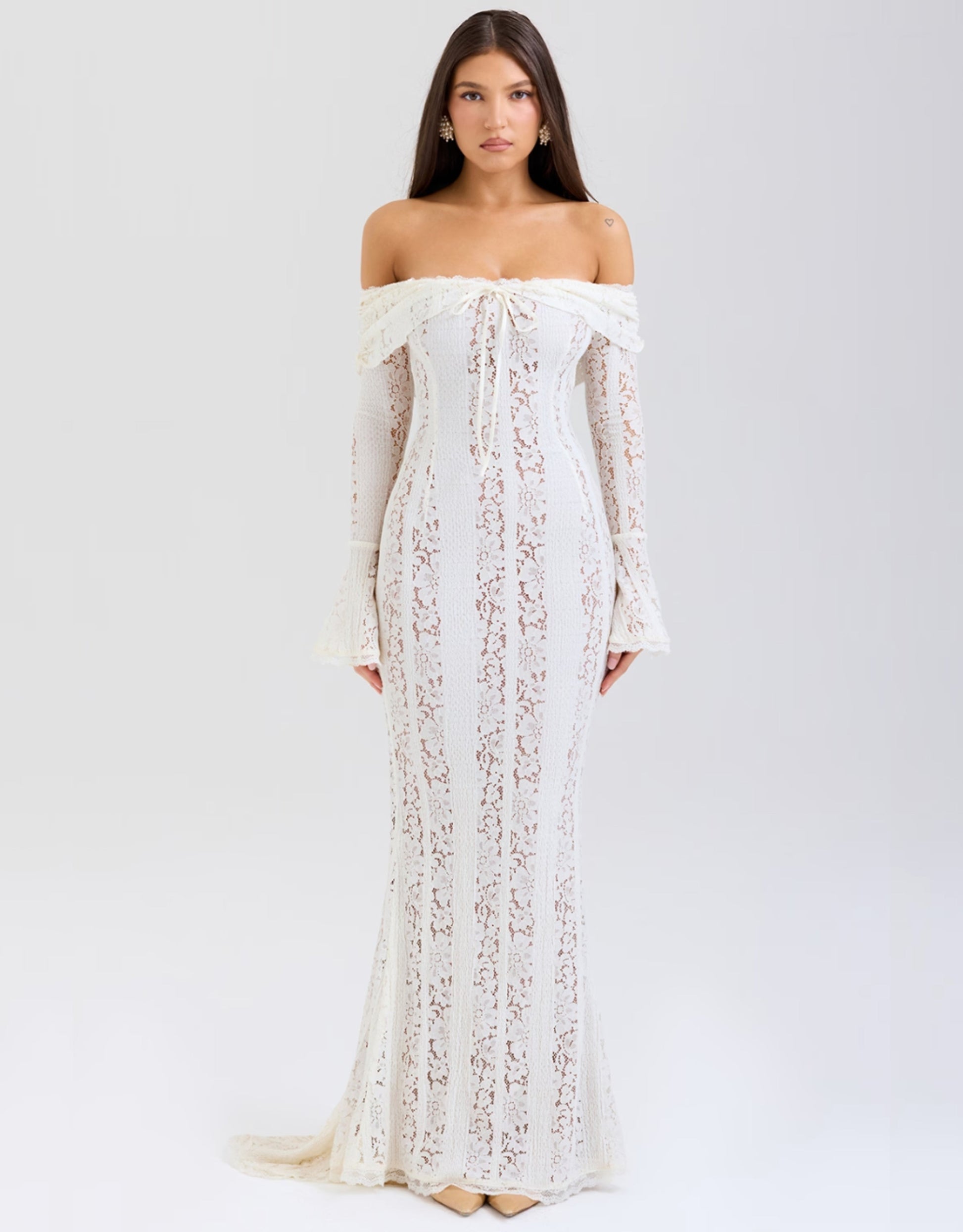 Catherine Spitzen Maxikleid