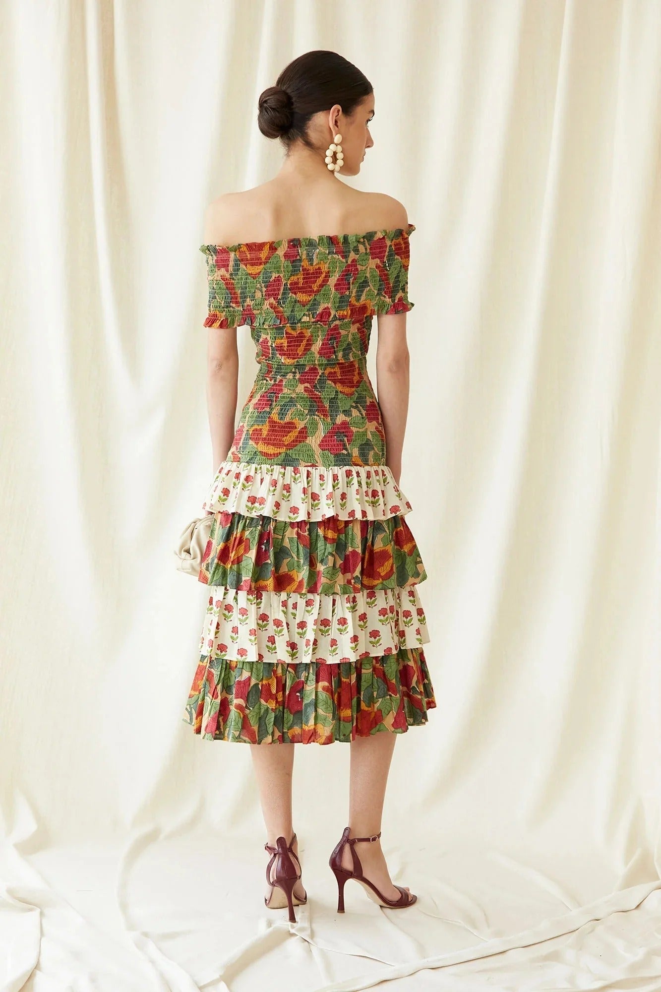 Multicolor May Midi Kleid