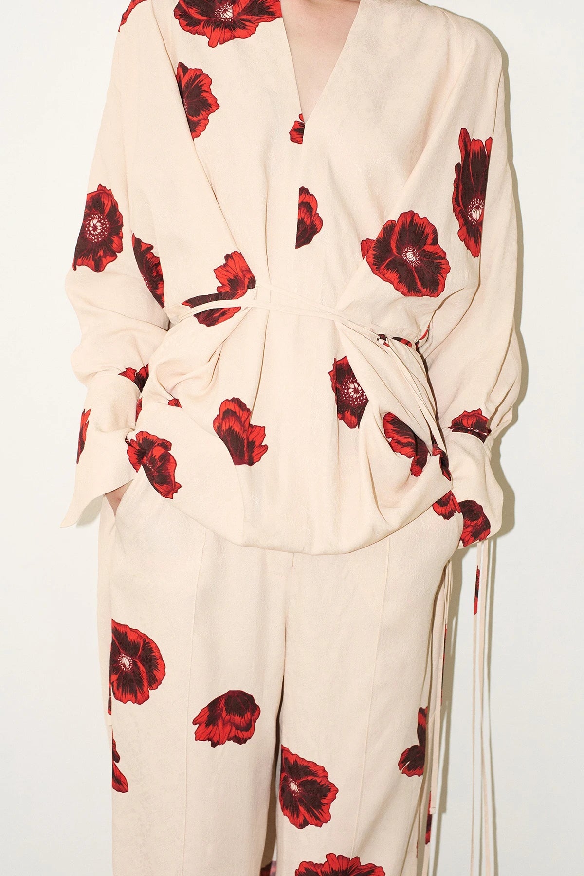 Sahara Print Kimono Kleid