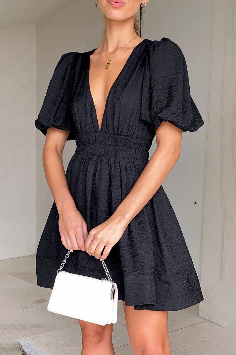 Erin Mini Kleid - Schwarz