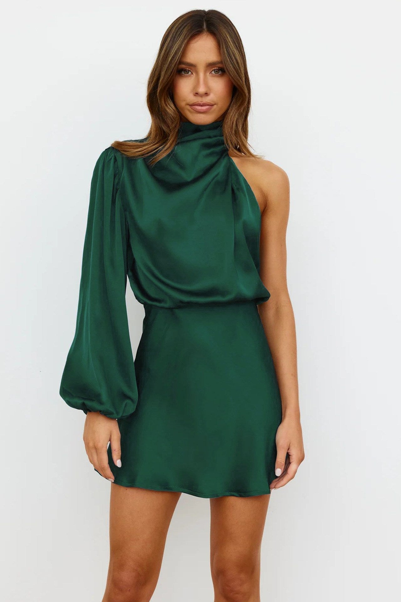 Lissy Mini Kleid - Grün