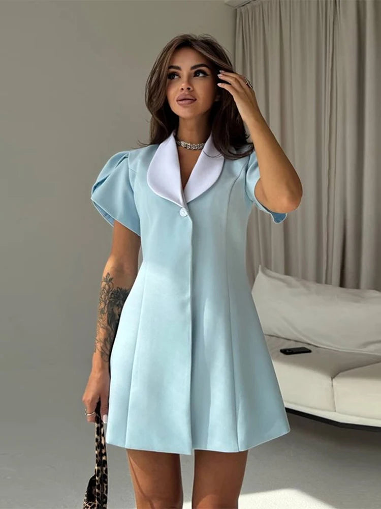 Elegantes Jean Yves Midi Kleid mit 2 Tönen