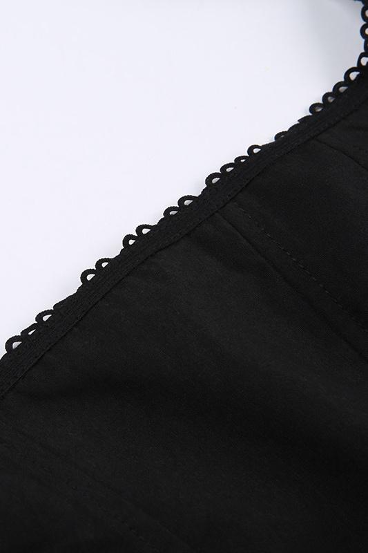 Alva Spitzenbesetztes A-Linien Midikleid