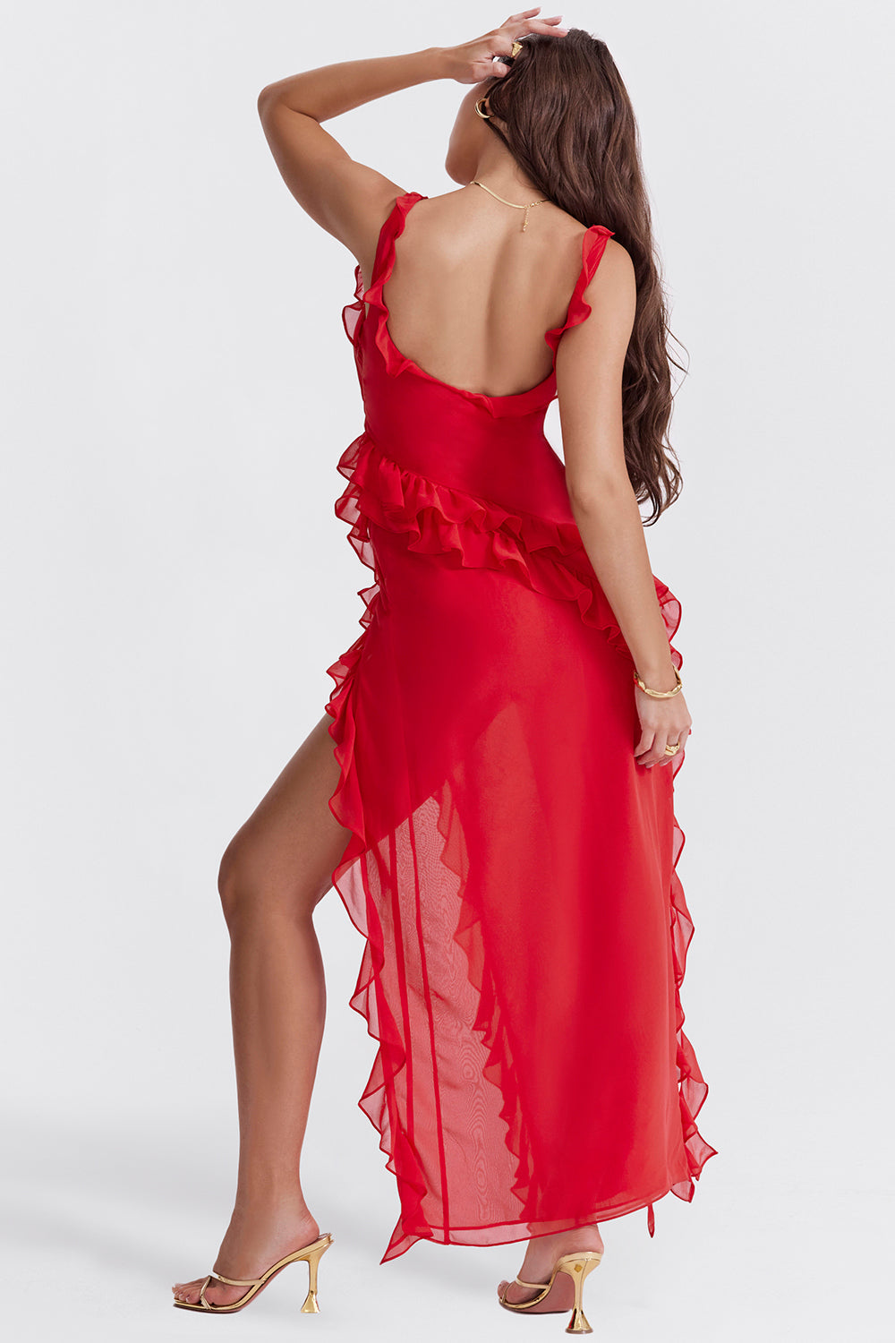 Mulberry Elegantes Maxikleid