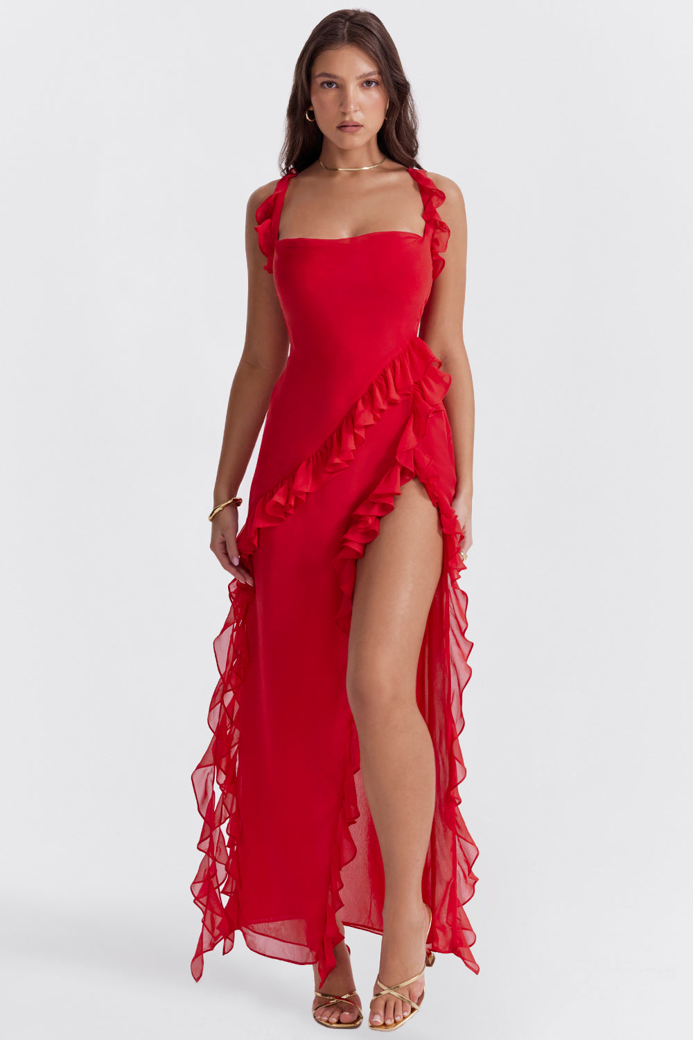 Mulberry Elegantes Maxikleid
