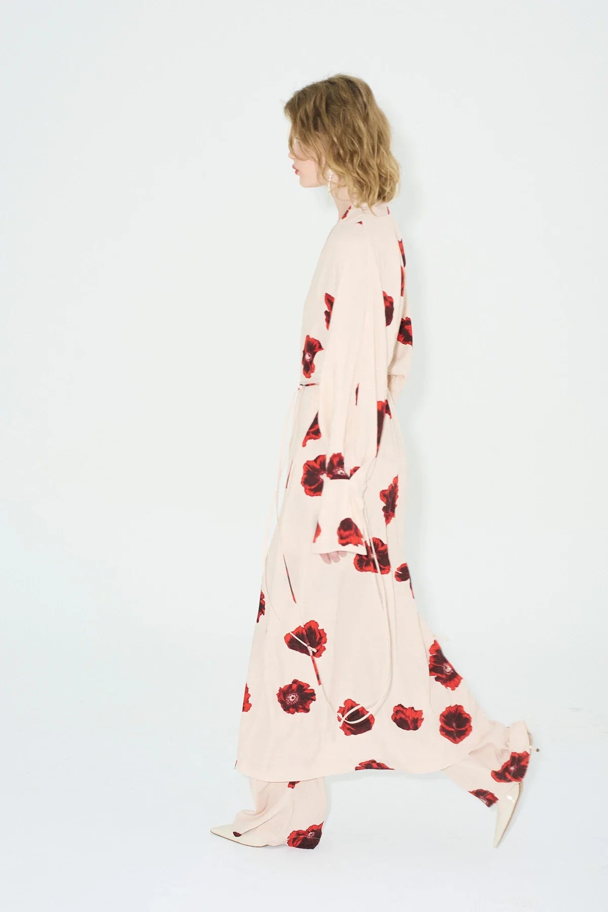 Sahara Print Kimono Kleid