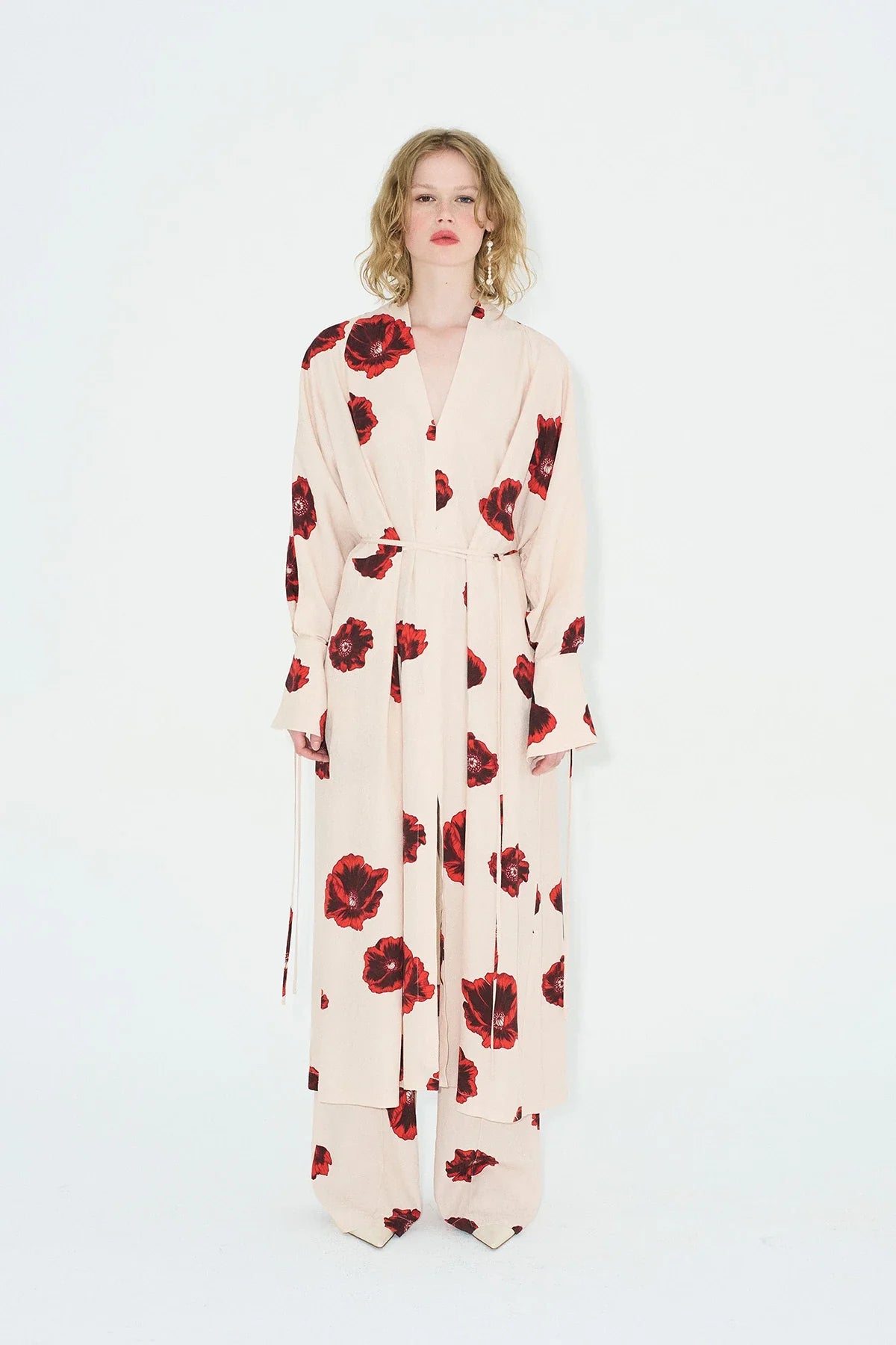 Sahara Print Kimono Kleid