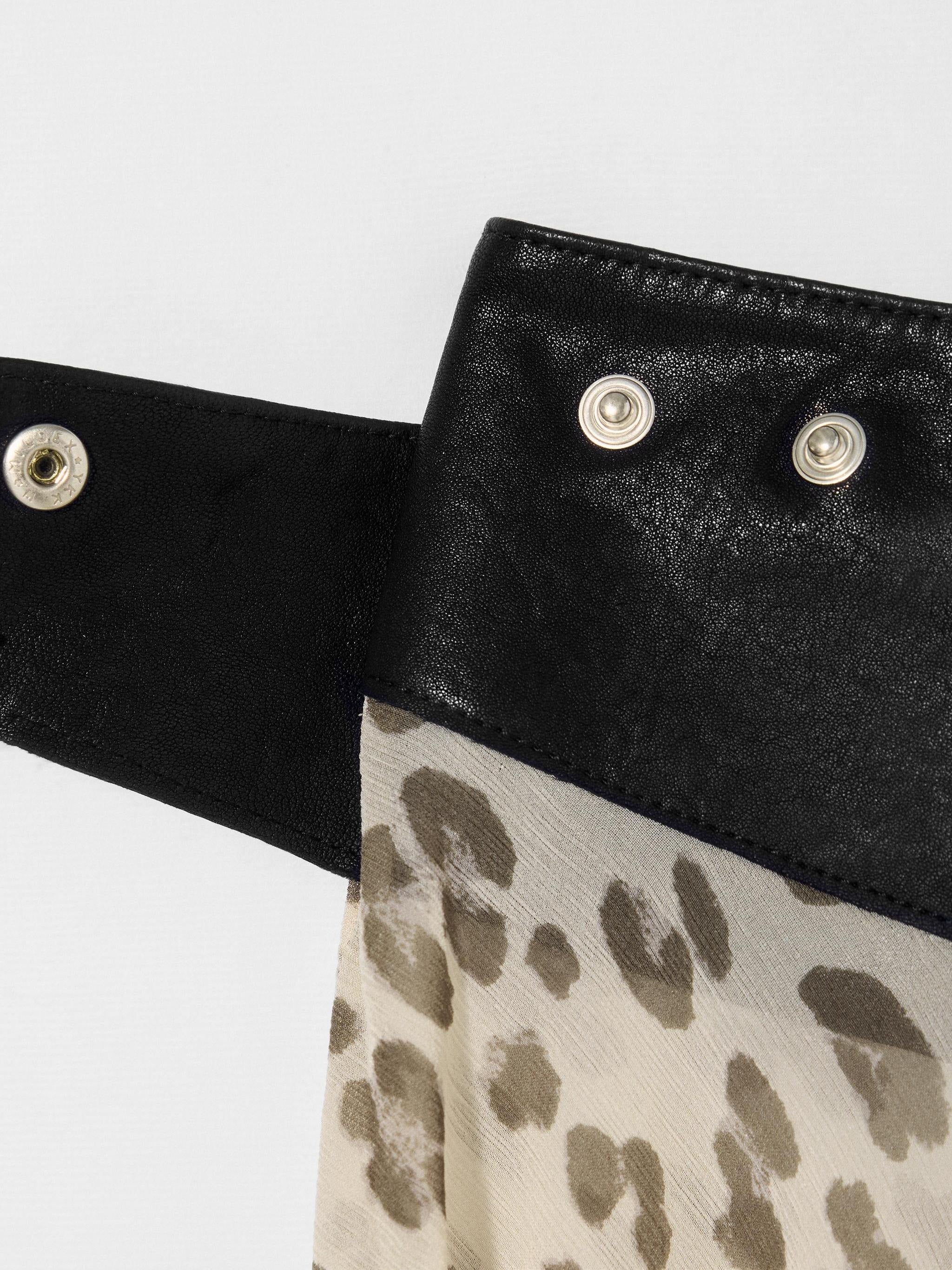 Leopardenprint Unregelmäßiger Minirock